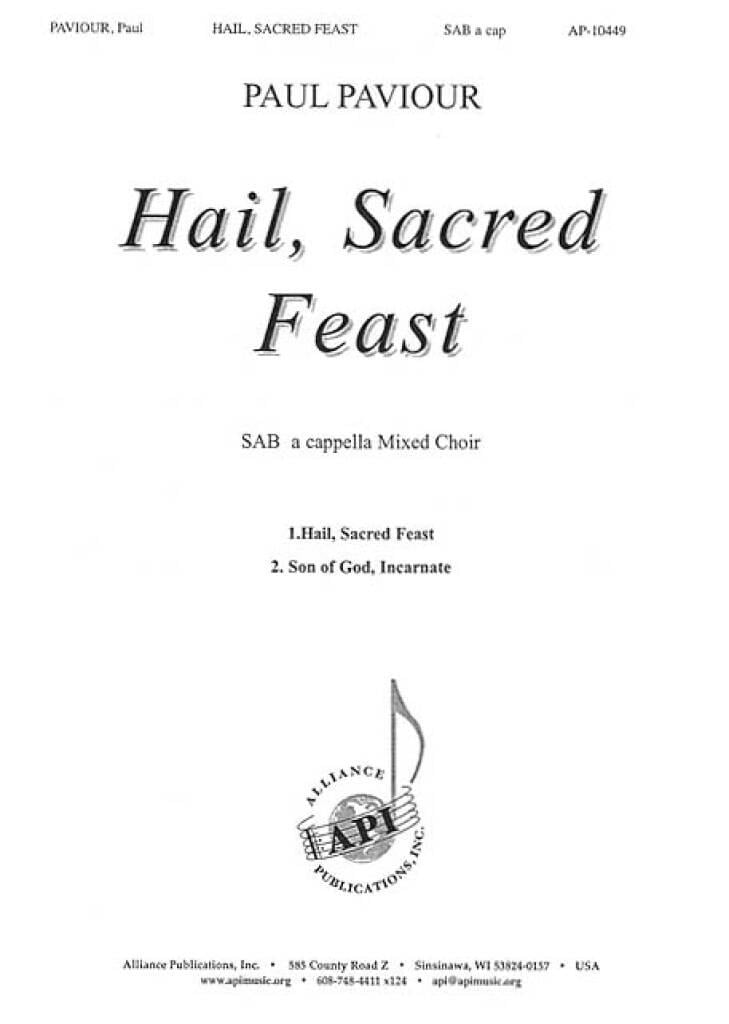 Hail, Sacred Feast & Son of God, Incarnate
